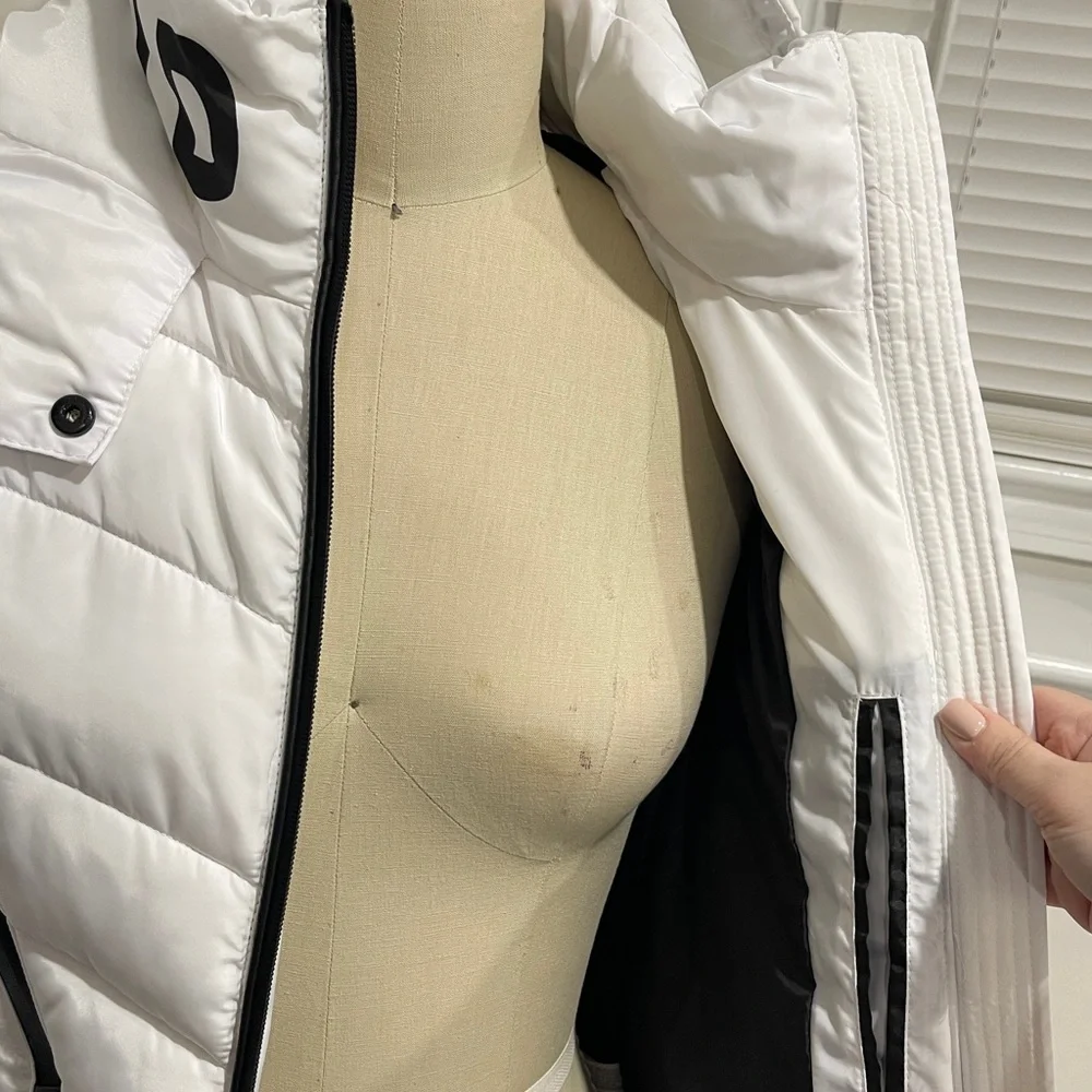 Karl Lagerfeld White Puffer Jacket - Picture 8 of 10